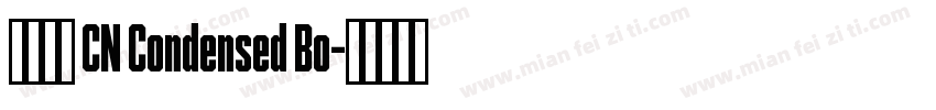 有愛鋭方 CN Condensed Bo字体转换